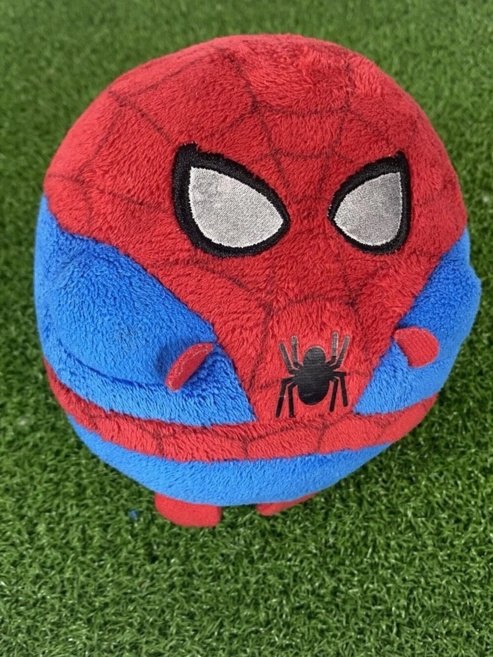 Ty Spiderman 2012 Beanie Ballz Marvel Plush Toy Stuffed Ball 5"